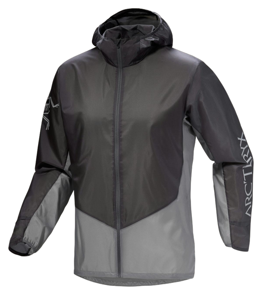 Arc’teryx Norvan Windshell Hoody men’s trail running wind jacket Cloud/Void