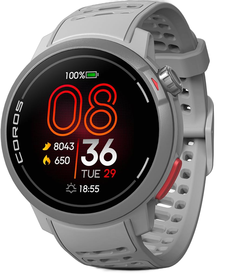COROS Pace Pro GPS running watch Grey with AMOLED display