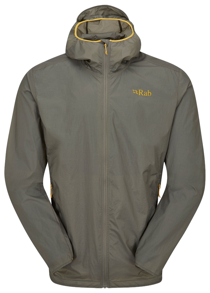 Rab Vital Hoody men's windshell jacket Light Khaki
