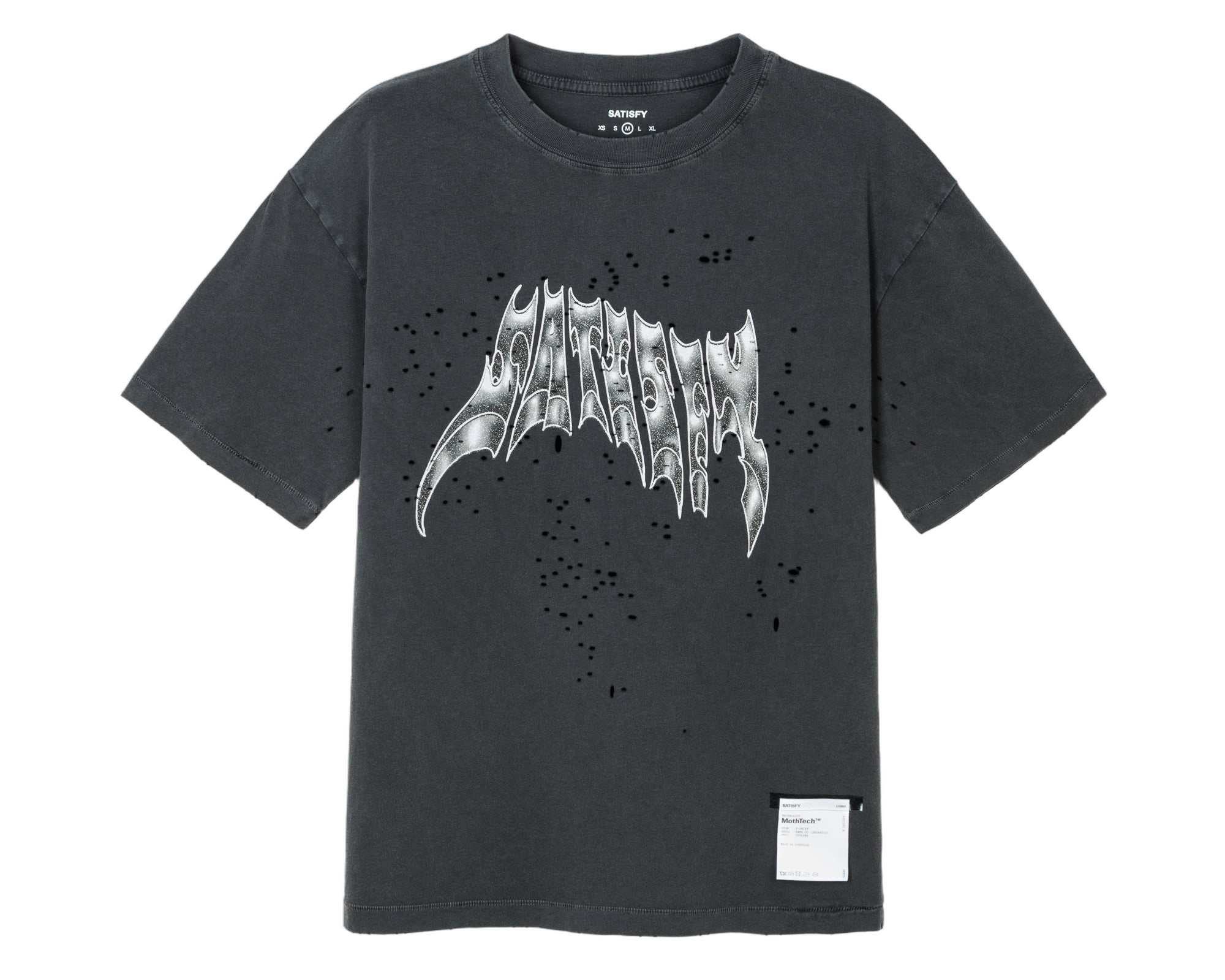 Satisfy MothTech T-Shirt Aged Black