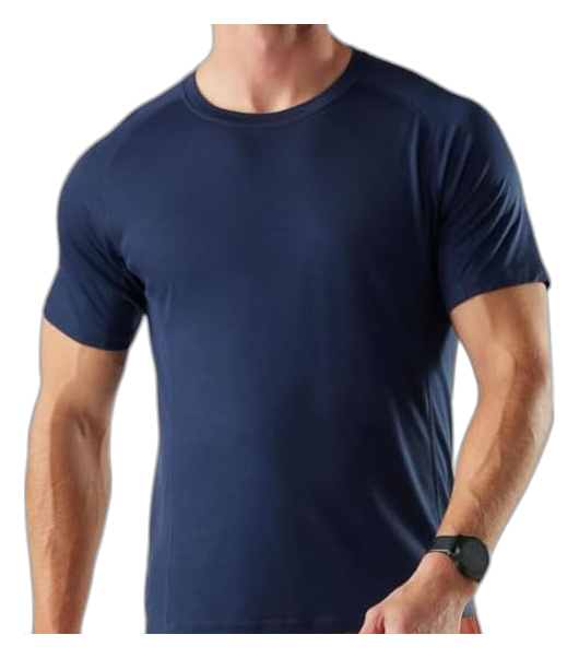 Smartwool men's Active Ultralite short sleeve merino tee Deep Navy