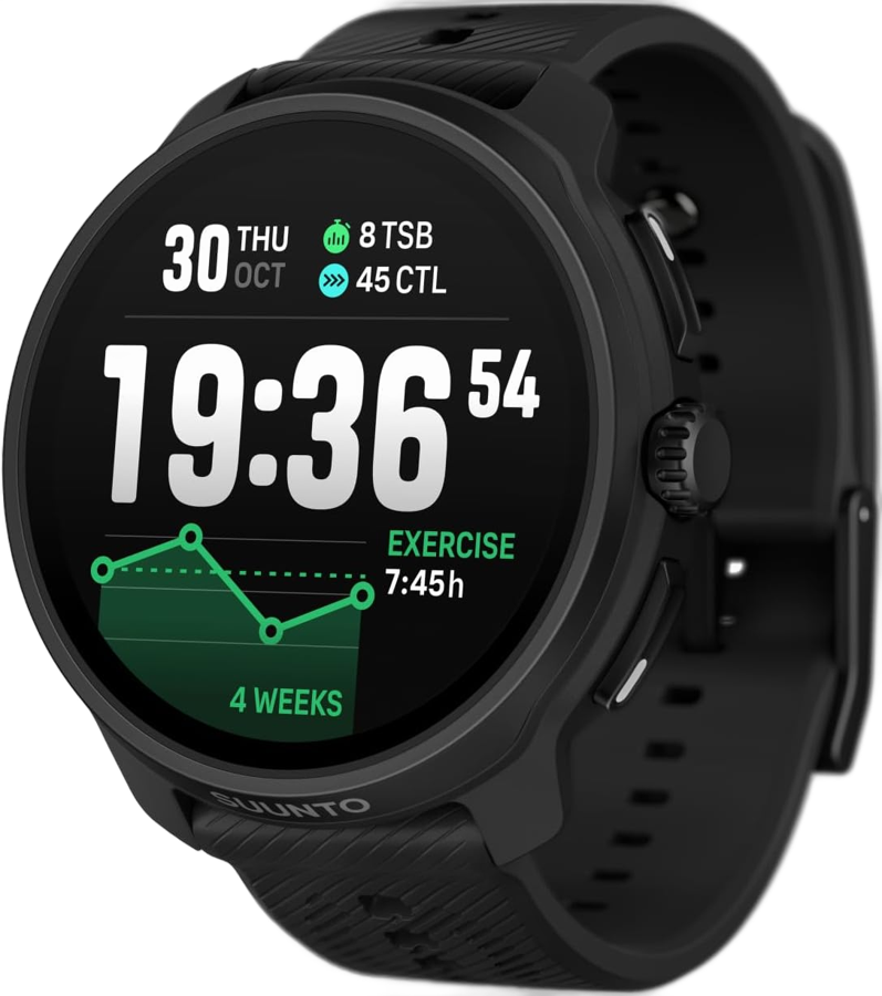Suunto Race 2 GPS sports watch All Black stainless steel 49 mm