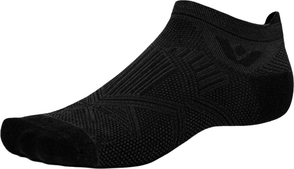 Swiftwick Aspire No Show Mono Knit running sock black